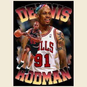 NBA Dennis Rodman Poster_ 166